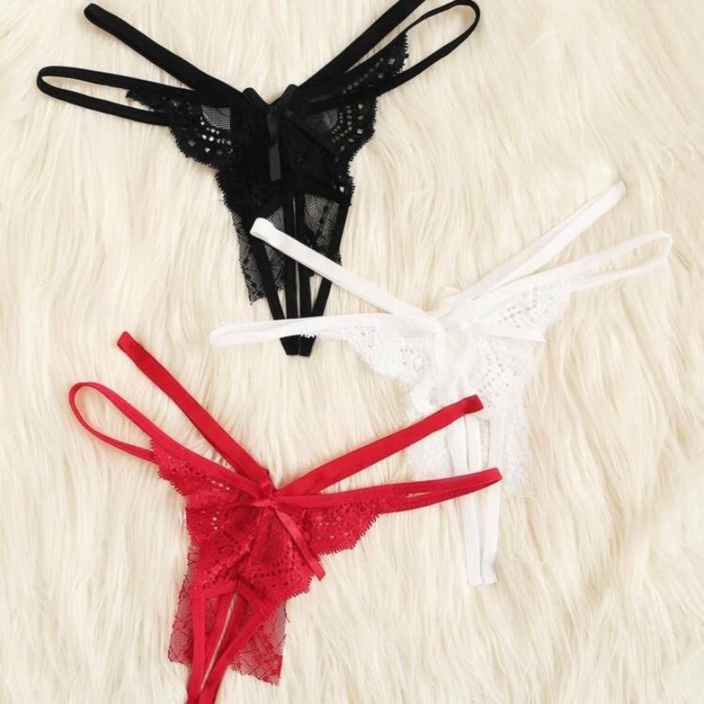 Crotchless Panty Set 3 pack
